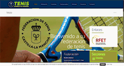 Desktop Screenshot of fedetenisclm.es
