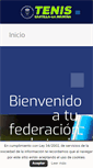 Mobile Screenshot of fedetenisclm.es