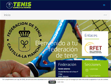 Tablet Screenshot of fedetenisclm.es